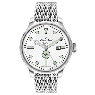 Pre-owned Mathey-tissot Mathey Tissot Mens Elica White Dial Watch - U121ai