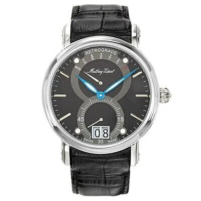 Pre-owned Mathey-tissot Mathey Tissot Mens Retrograde 1886 White Dial Watch - H7022an