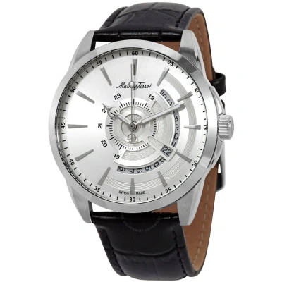 Mathey-tissot Mondo Quartz Silver Dial Men's Watch H711as In Brown / Silver