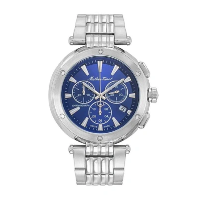 Mathey-tissot Neptune Chrono Chronograph Quartz Blue Dial Men's Watch H912chabu