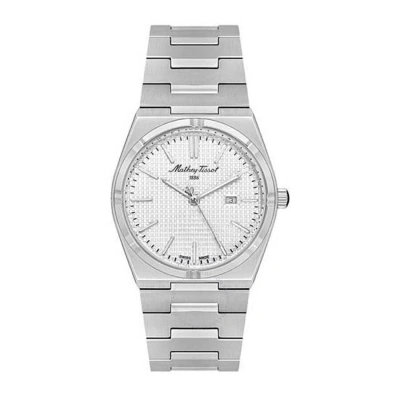 Mathey-tissot Quartz Digital Silver Dial Ladies Watch D117as In Digital / Silver