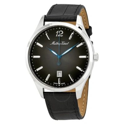 Mathey-tissot Urban Black Dial Men's Watch H411an In Black / Blue