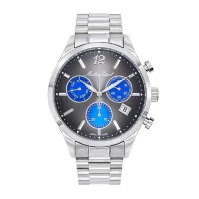 Mathey-tissot Urban Chrono Chronograph Quartz Black Dial Men's Watch H411chmb In Metallic