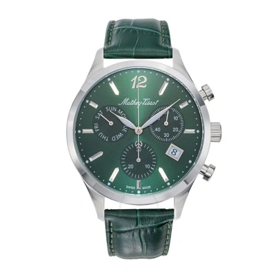 Mathey-tissot Urban Chrono Chronograph Quartz Green Dial Men's Watch H411chav