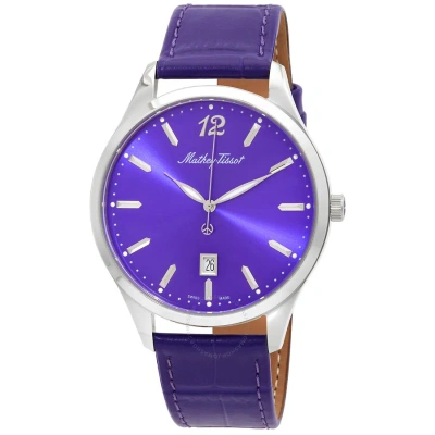 Mathey-tissot Urban Quartz Purple Dial Men's Watch H411pu