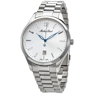 Mathey-tissot Urban Quartz Silver Dial Men's Watch H411mas In Blue / Silver