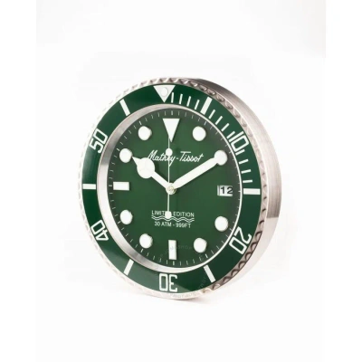 Mathey-tissot Wall Clock Quartz Green Dial Unisex Watch Wcav