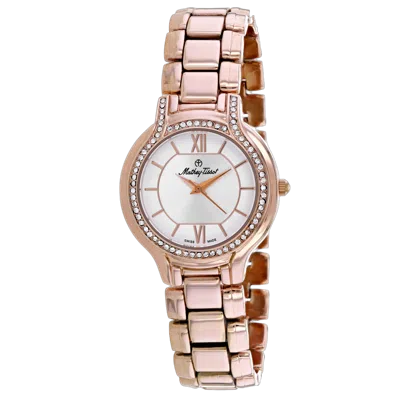 Mathey-tissot Fleury Iii Crystal-embellished 32mm Watch In Gold