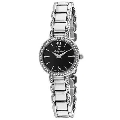 Pre-owned Mathey-tissot Mathey Tissot Women's Fleury Black Dial Watch - D6532an