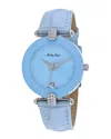 Mathey-tissot Women's Pyramide Blue Dial Watch