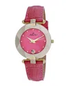 Mathey-tissot Women's Pyramide Pink Dial Watch