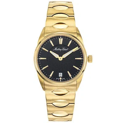 Pre-owned Mathey-tissot Mathey Tissot Womens Classic Black Dial Watch - D791pn