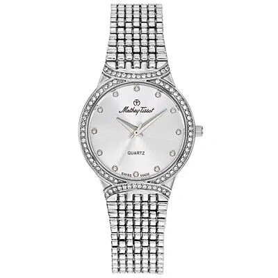 Pre-owned Mathey-tissot Mathey Tissot Womens Classic Silver Dial Watch - D2681ai