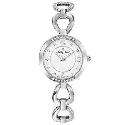 Pre-owned Mathey-tissot Mathey Tissot Womens Fleury 1496 White Dial Watch - D1496ai