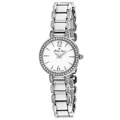 Pre-owned Mathey-tissot Mathey Tissot Womens Fleury White Dial Watch - D6532ai