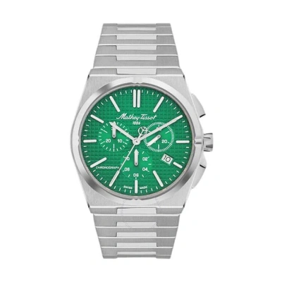 Mathey-tissot Zoltan Chrono Chronograph Quartz Green Dial Men's Watch H117chav