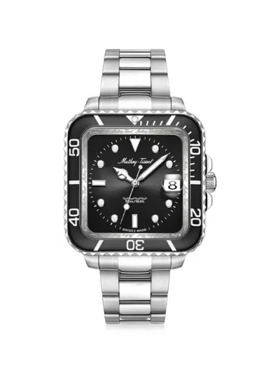 Mathey-tissot Mathy 42mm Watch In Silver
