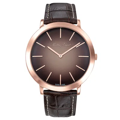 Mathey-tissot Men's Brown Dial Watch