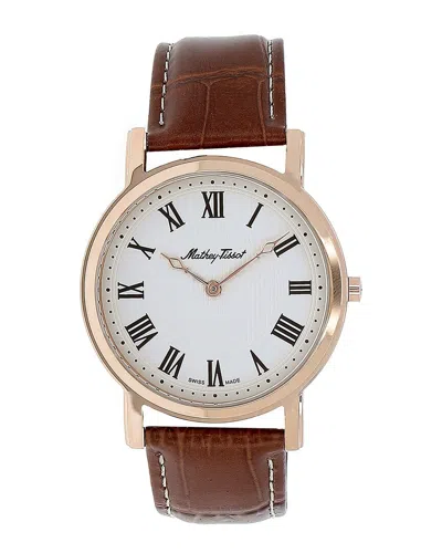 Mathey-tissot Men's City Watch In Brown