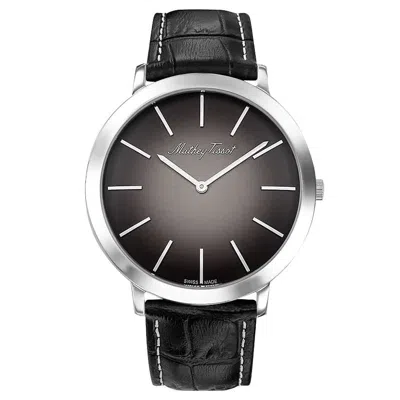Mathey-tissot Men's Darius Grey Dial Watch In Black