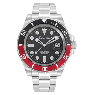 Mathey-tissot Men's Jumbo Ii Black Dial Watch In Metallic