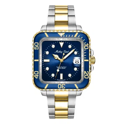 Mathey-tissot Men's Vintage Blue Dial Watch In Multi