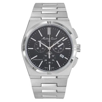 Mathey-tissot Men's Zoltan Black Dial Watch In Metallic