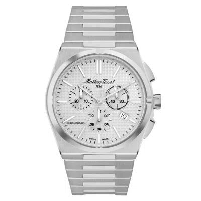 Mathey-tissot Men's Zoltan White Dial Watch In Yellow