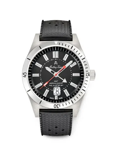 Mathey-tissot Mergulhador 41mm Watch In Black