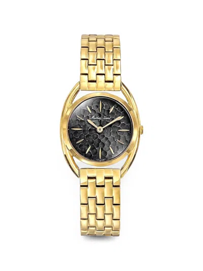 Mathey-tissot Saphira 28mm Watch In Gold
