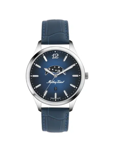 Mathey-tissot Urban 42mm Watch In Blue