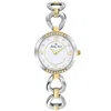 Mathey-tissot Women's Fleury 1496 White Dial Watch In White