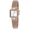 Mathey-tissot Women's Fleury Xiv Silver Dial Watch In Gold