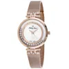 Mathey-tissot Women's Fleury Xvi Silver Dial Watch In Gold