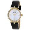 Mathey-tissot Gaia Quartz Silver Dial Ladies Watch D587qpyi In Gold