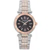 Mathey-tissot Women's Neptune Black Dial Watch In Gold