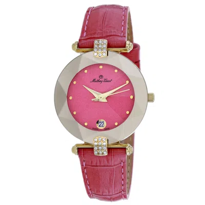 MATHEY-TISSOT WOMEN'S PYRAMIDE PINK DIAL WATCH