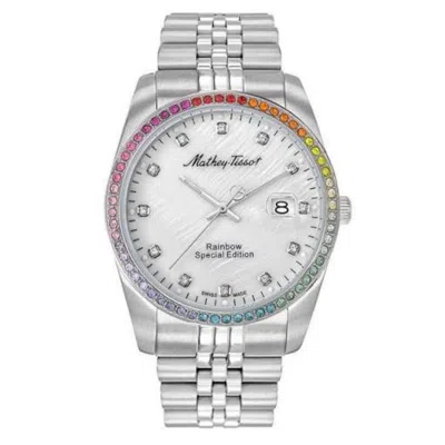 Mathey-tissot Women's Rainbow White Dial Watch In Gray