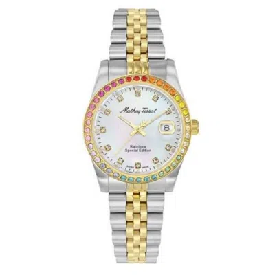 Mathey-tissot Women's Rainbow White Dial Watch In Transparent