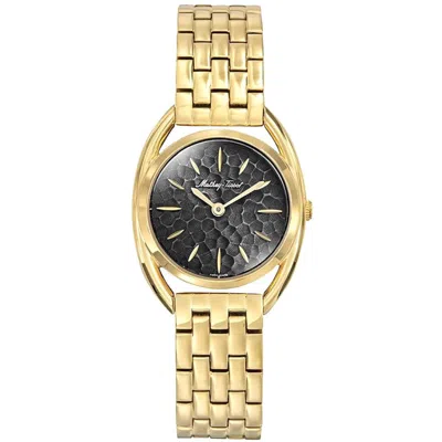 Mathey-tissot Women's Saphira Black Dial Watch In Brown
