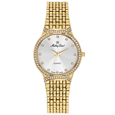 Mathey-tissot Women's Silver Dial Watch In Gold