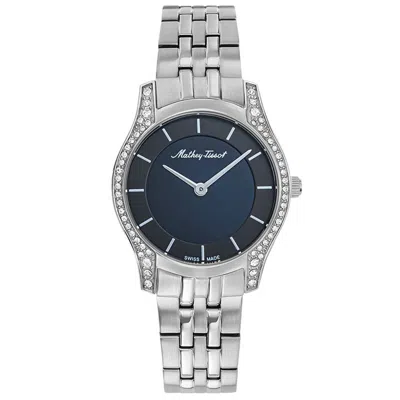 Mathey-tissot Women's Tacy Black Dial Watch In Silver