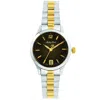 Mathey-tissot Women's Urban Black Dial Watch In Silver