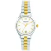 Mathey-tissot Women's Urban White Dial Watch In Silver