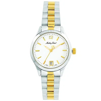 Mathey-tissot Women's Urban White Dial Watch In Silver