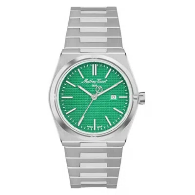 Mathey-tissot Women's Zoltan Green Dial Watch In Metallic