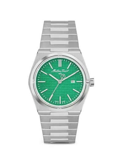 Mathey-tissot Zoltan 36mm Watch In Metallic