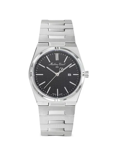 Mathey-tissot Zoltan 36mm Watch In Silver