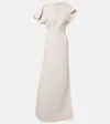 Maticevski Absolve Draped Gown In Neutral