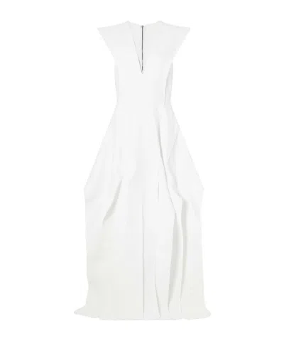 Maticevski Acumen Paneled Crepe Gown In White